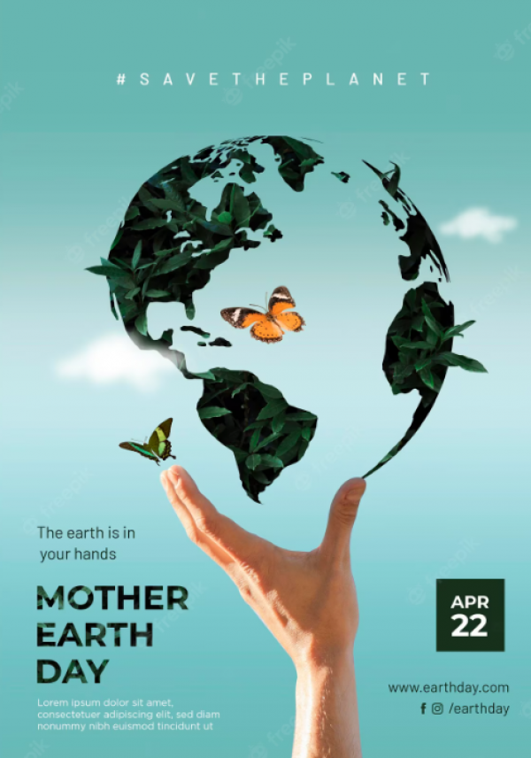 Poster Dengan Tema Alam Dan Lingkungan Yang Menawan